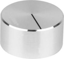 Bouton aluminium d:20mm avec repere