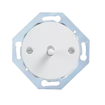 Bouton poussoir - couvercle blanc + levier blanc (DPR 10-01-0-01-0-0-00)