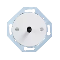 Bouton poussoir - couvercle blanc + levier noir (DPR 10-01-0-02-0-0-00)