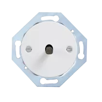 Bouton poussoir - couvercle blanc + levier patine (DPR 10-01-0-03-0-0-00)