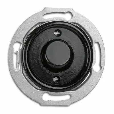 bouton poussoir bakelite noire (173054)