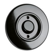 bouton poussoir bakelite noire (173054)