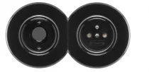 Bouton poussoir bakelite noire (173054)