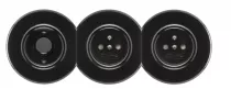 Bouton poussoir bakelite noire (173054)