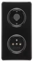 Bouton poussoir bakelite noire (173054)