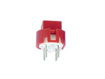 Bouton-poussoir carre 7.5mm rouge (D6)