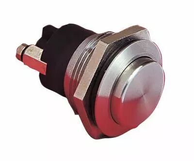 Bouton poussoir de securit� 1no impul b/vis