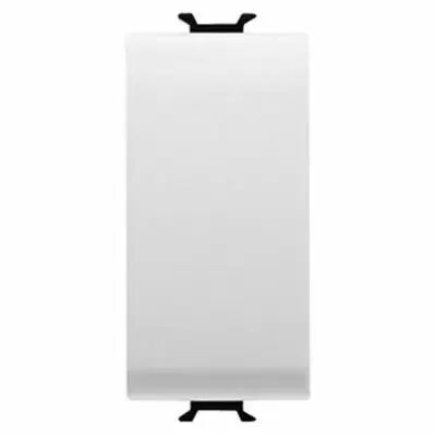 Bouton poussoir electrique universel - 1 module - blanc - chorus