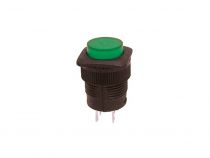 Bouton-poussoir off-(on) avec led verte (R1394B/G)