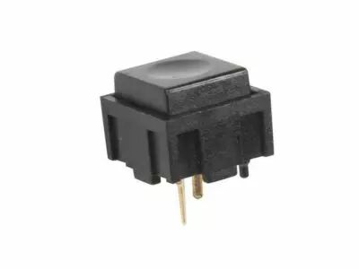 Bouton-poussoir off-(on) noir (R803/B)