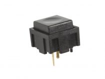 Bouton-poussoir off-(on) noir (R803/B)
