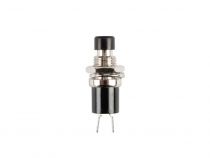 Bouton-poussoir on-(off) noir (R1829B/B)