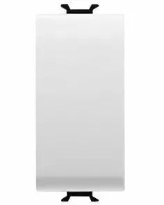 Bouton-poussoir unipolaire 250v ac - na 16a - voyant vert - 1 module - blanc - chorus