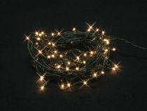 Burstlight LED - 20 m - 220 LED (44 clignotantes) - blanc  - câble vert - 24 V (BTL-20-220-24V-W)
