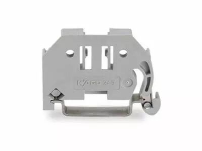 But�e sans vis de 6 mm de large pour rail DIN 35 x 15 et 35 x 7,5, gris (WG249116)