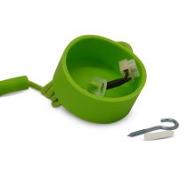 BUTTERFLY E27 DOUILLE SILICON + CABLE 2M VERT (5006)