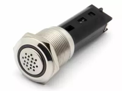 Buzzer - acier inoxydable - pour montage en saillie - 19mm (SV21)