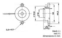 Buzzer magnetique 3-30vcc / 10ma (SV12)