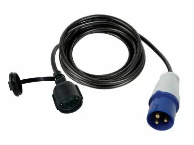 C�ble adaptateur avec prise schuko vers fiche cee - 3 m (ECEEA4-G)