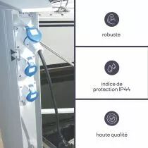 C&acirc;ble adaptateur avec prise schuko vers fiche cee (ECEEA2-G)