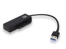 Câble adaptateur USB 3.2 Gen1 vers SATA 2.5\  / 3.5\  pour SSD/HDD avec alimentation électrique (ACTAC1515)