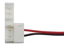 CÂBLE AVEC CONNECTEURS PUSH POUR BANDE À LED FLEXIBLE - 10 mm - 1 COULEUR