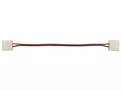 C�BLE AVEC CONNECTEURS PUSH POUR BANDE � LED FLEXIBLE - 8 mm - 1 COULEUR