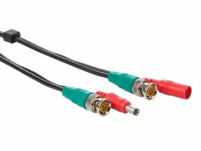 C�BLE D\'ALIMENTATION ET C�BLE VID�O POUR CCTV - 18 m - NOIR - STANDARD (CCTVC18B)
