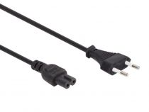 Câble d\'alimentation noir cee 7/16 \ fiche euro\ + c7 l=2 m h03vvh2-f 2g0.75 mm² (EPC020D075)