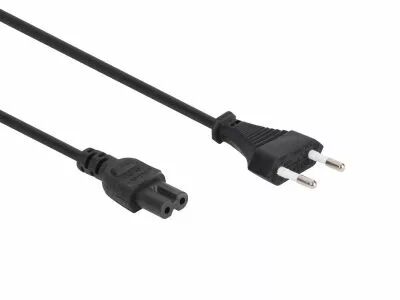 C�ble d\'alimentation noir cee 7/16 \ fiche euro\ + c7 l=2 m h03vvh2-f 2g0.75 mm� (EPC020D075)