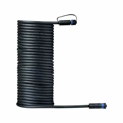 Cable Ext�rieur Plug + Shine IP68 10m 1in-1out 2x1,5qmm Noir plastique (94277)