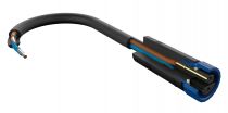 Cable Extérieur Plug + Shine IP68 1m 1in-2out 2x1,5qmm Noir plastique (94273)