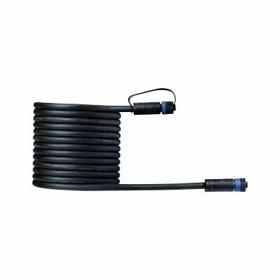 Cable Ext�rieur Plug + Shine IP68 5 m 1in-1out 2x1,5qmm Noir plastique (94276)