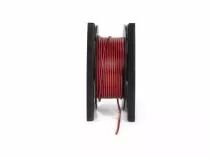 Câble haut-parleur, OFC, 2 x 0.75 mm², 100 m, rouge/noir, parfait pour la transmission sonore
