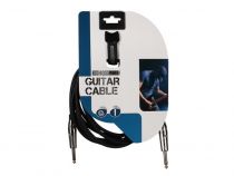 Cable professionnel pour guitare, jack metallique 6.35mm vers jack metallique 6.35mm (5m) (PAC157)