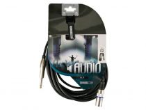 Cable professionnel xlr, xlr male vers jack mono 6.35mm (3m) (PAC116-2)