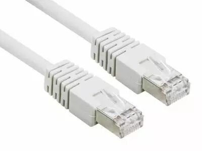 C�ble r�seau CAT6 U/UTP, CCA, 1m, blanc (IM8101)