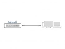Câble réseau CAT6 U/UTP, cuivre, 15m, noir (ACTAC4015)