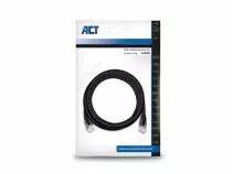 Câble réseau CAT6 U/UTP, cuivre, 5m, noir (ACTAC4005)