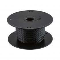Câble tens°  Eclairage sur cable tendu  Corduo 100m noir 2,5qmm isolé (94594)
