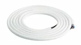 C�ble Textile double isolation Blanc (2M) (187534)