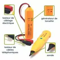 Cable tracker with tone generator  (VTTEST11N)