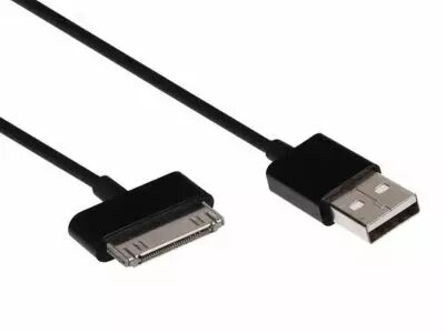 C�ble Usb 2.0 A M�le Vers Apple� 30 Broches M�le - Noir - 1 M (PCMP66BN)