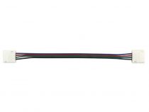 CABLE WITH PUSH CONNECTORS FOR FLEXIBLE LED STRIP - 10 mm RGB COLOUR