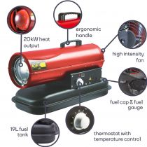 CANON À AIR CHAUD - DIESEL - 20 kW (FT120C)
