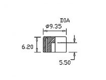 Capuchon noir pour interrupteur sp7-dp7-8701-2 (CV3)