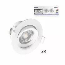 CARAT SPOT DIAM 90MM 5W 3000K PACK DE 3  (763617)