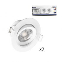 CARAT SPOT DIAM 90MM 5W 4000K PACK DE 3  (763618)