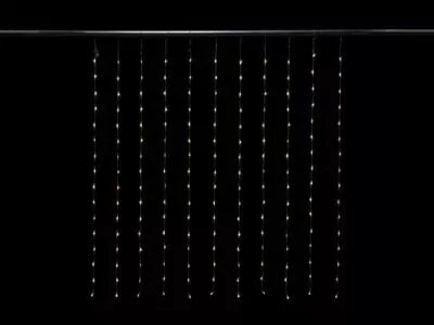 Cascade Light LED - 1.5 x 1.7 m - 176 LED - blanc chaud - c�ble transparent - modulateur - 24 V (CS-LED-1.5X1.7-176-24V-UW-T)