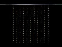Cascade Light LED - 1.5 x 1.7 m - 176 LED - blanc chaud - câble transparent - modulateur - 24 V (CS-LED-1.5X1.7-176-24V-UW-T)